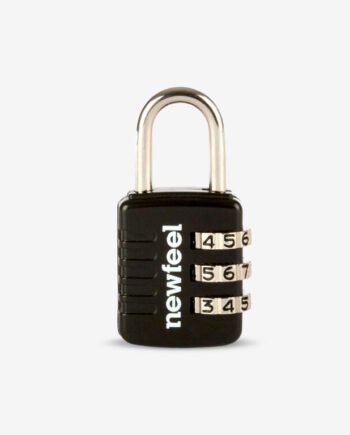 Black combination padlock