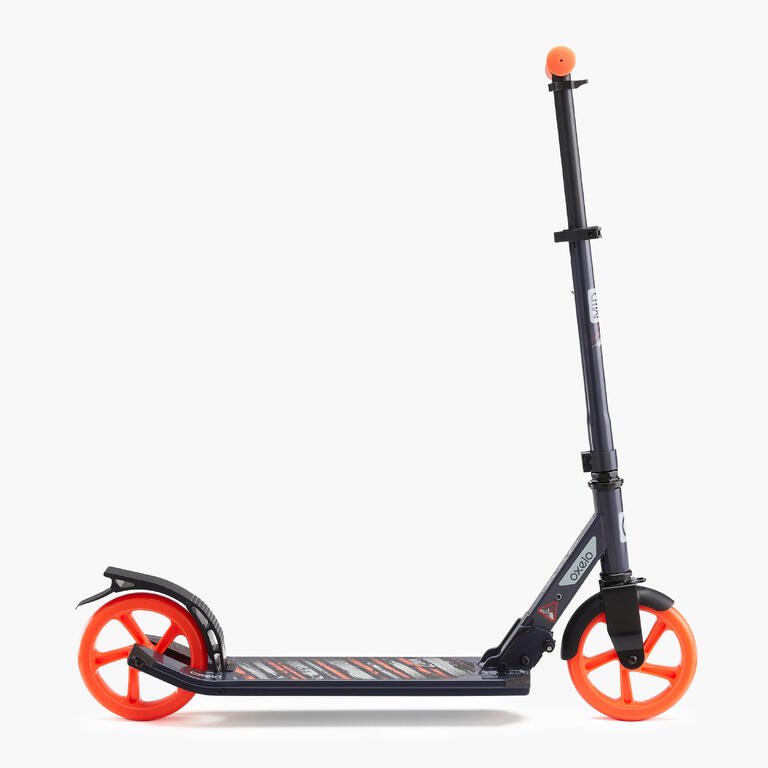 Scooter Mid 7 With Stand - Blue/Navy/Orange