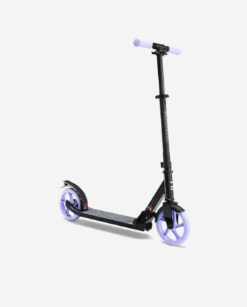 Scooter with Kickstand MID 7 - Black/Lavender